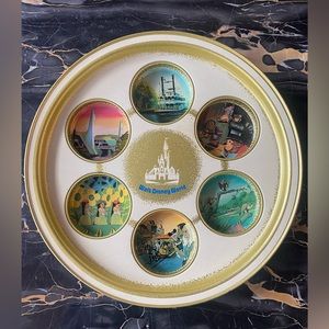 Walt Disney World Vintage Tin Beverage Serving Tray